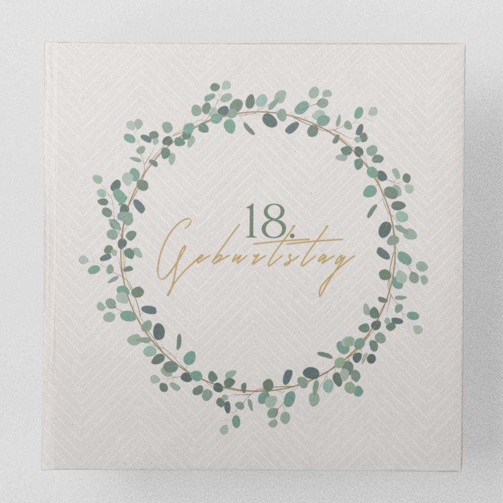 18. Geburtstag Gästebuch Kranz - ymemos