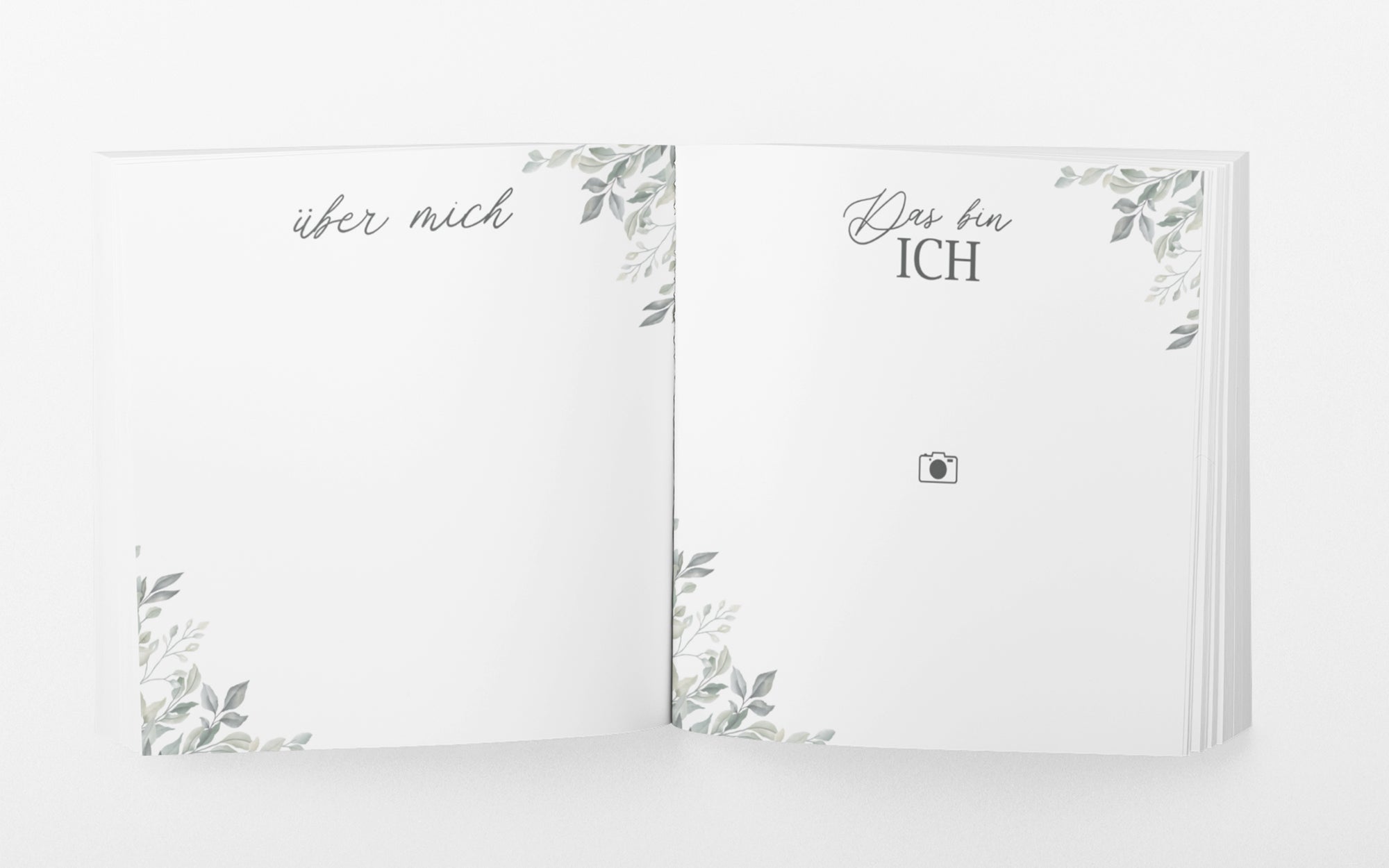 Itenga Gästebuch „Schön DASS Du Da Warst“ – 21x21 Cm, 88 Blankoseiten, Hardcover