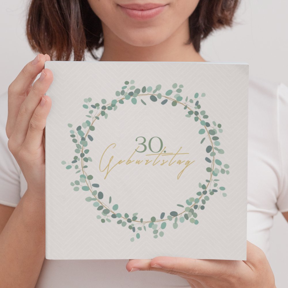 30. Geburtstag Gästebuch Kranz - ymemos