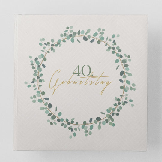 40. Geburtstag Gästebuch Kranz - ymemos