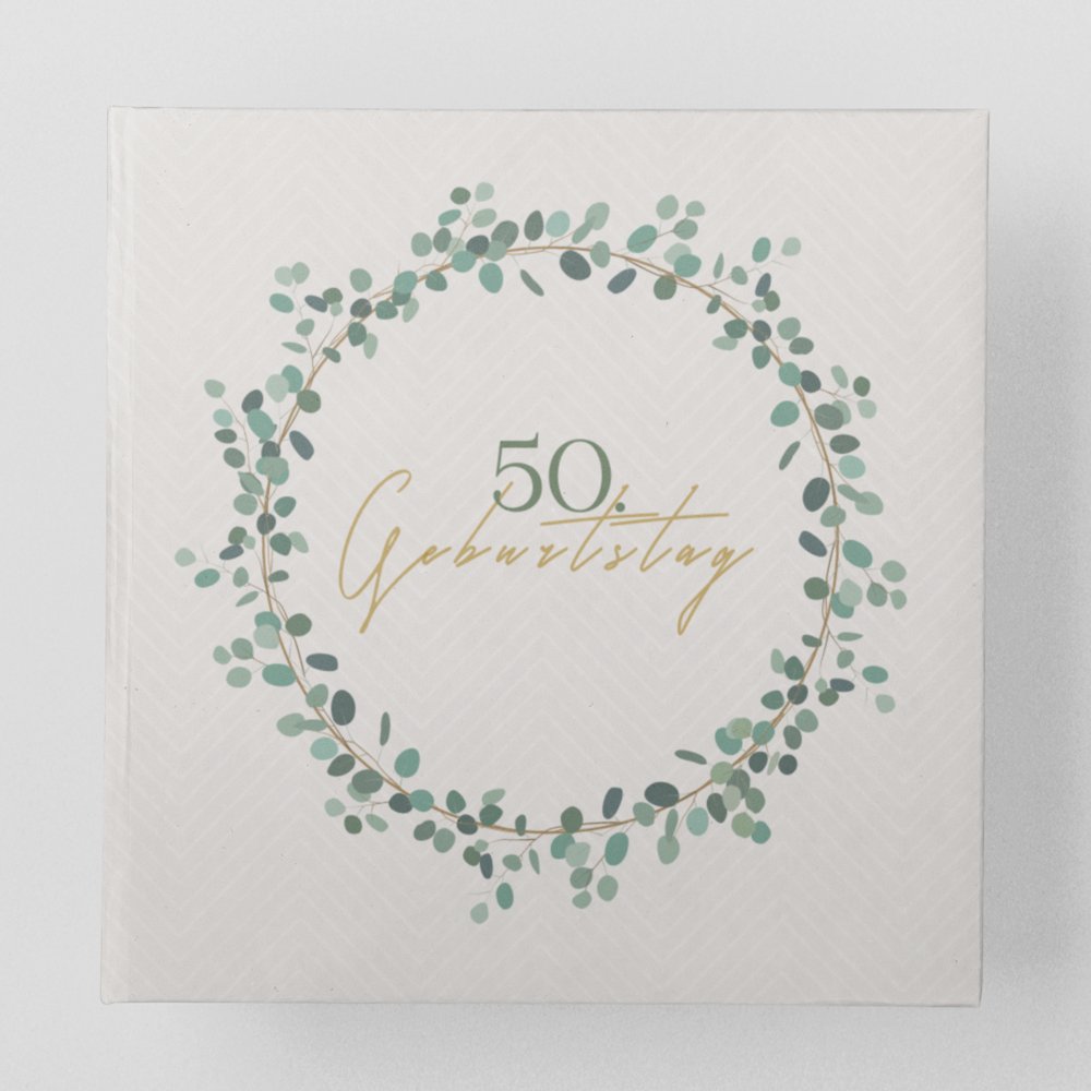 50. Geburtstag Gästebuch Kranz - ymemos