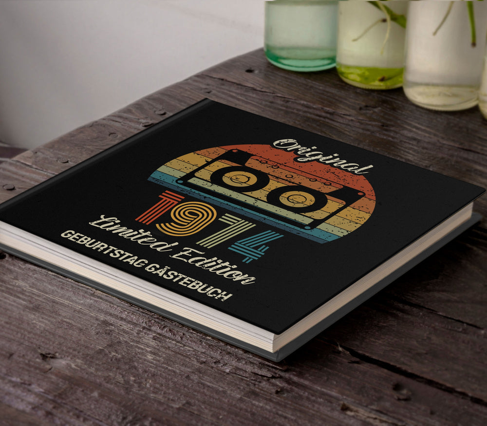 50. Geburtstag Gästebuch - Limited Edition 1974 - ymemos