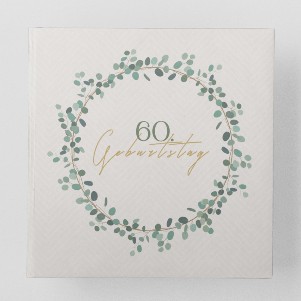 60. Geburtstag Gästebuch Kranz - ymemos