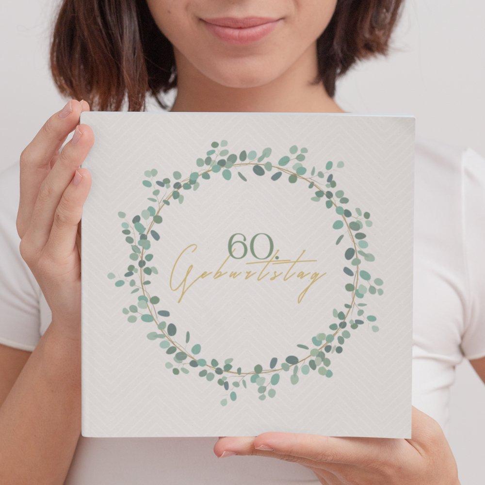 60. Geburtstag Gästebuch Kranz - ymemos