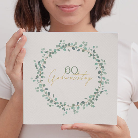 60. Geburtstag Gästebuch Kranz - ymemos