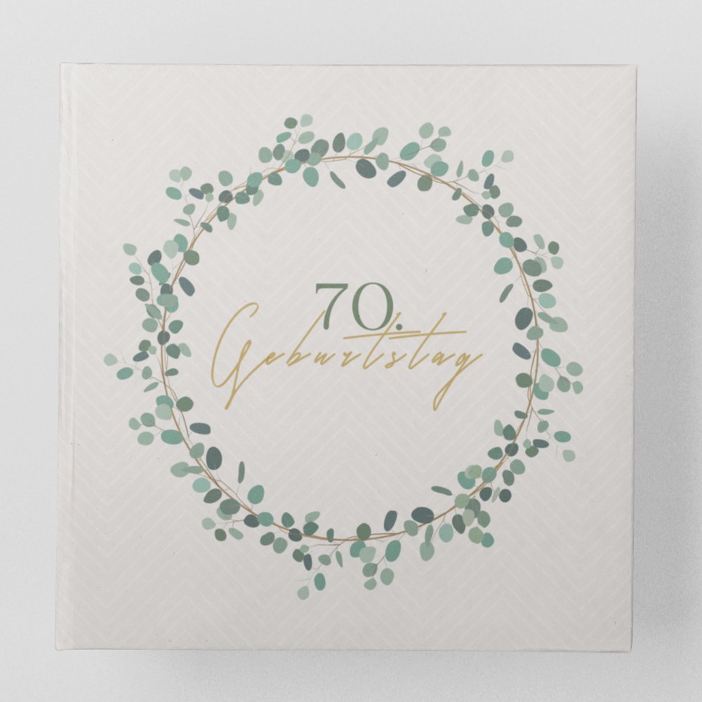 70. Geburtstag Gästebuch Kranz - ymemos