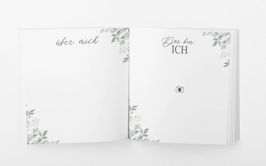 80. Geburtstag Gästebuch - Schön, dass du da bist - dunkel - ymemos