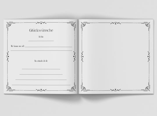 Personalisiertes Geburtstag Gästebuch - ymemos