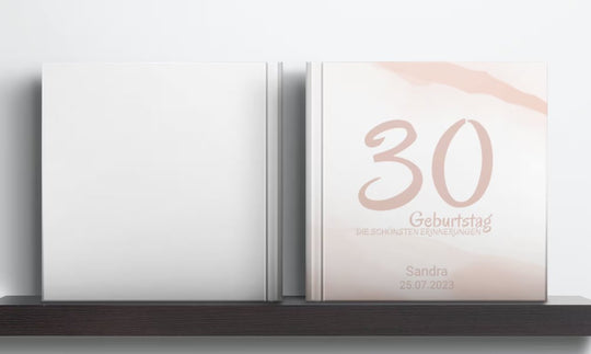 Personalisiertes Geburtstag Gästebuch - ymemos