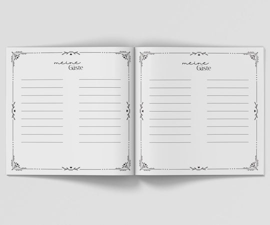 Personalisiertes Geburtstag Gästebuch - Original Limited Edition - ymemos
